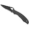 Spyderco 2024 Spyderco Cara Cara 2 Black Stainless Black Blade Combo SPY-BY03BKPS2 - alternate 2